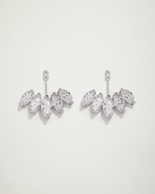 The Signature Marquise Diamond Ear Jackets, 7ct, WG
