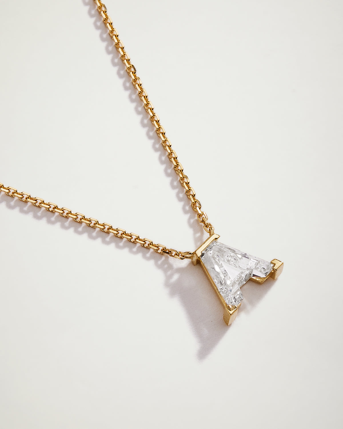 My Love, Diamond Letter 'A' Necklace