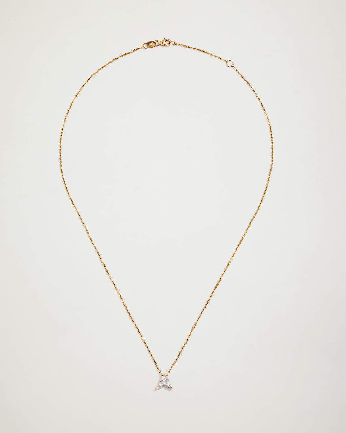 My Love, Diamond Letter 'A' Necklace