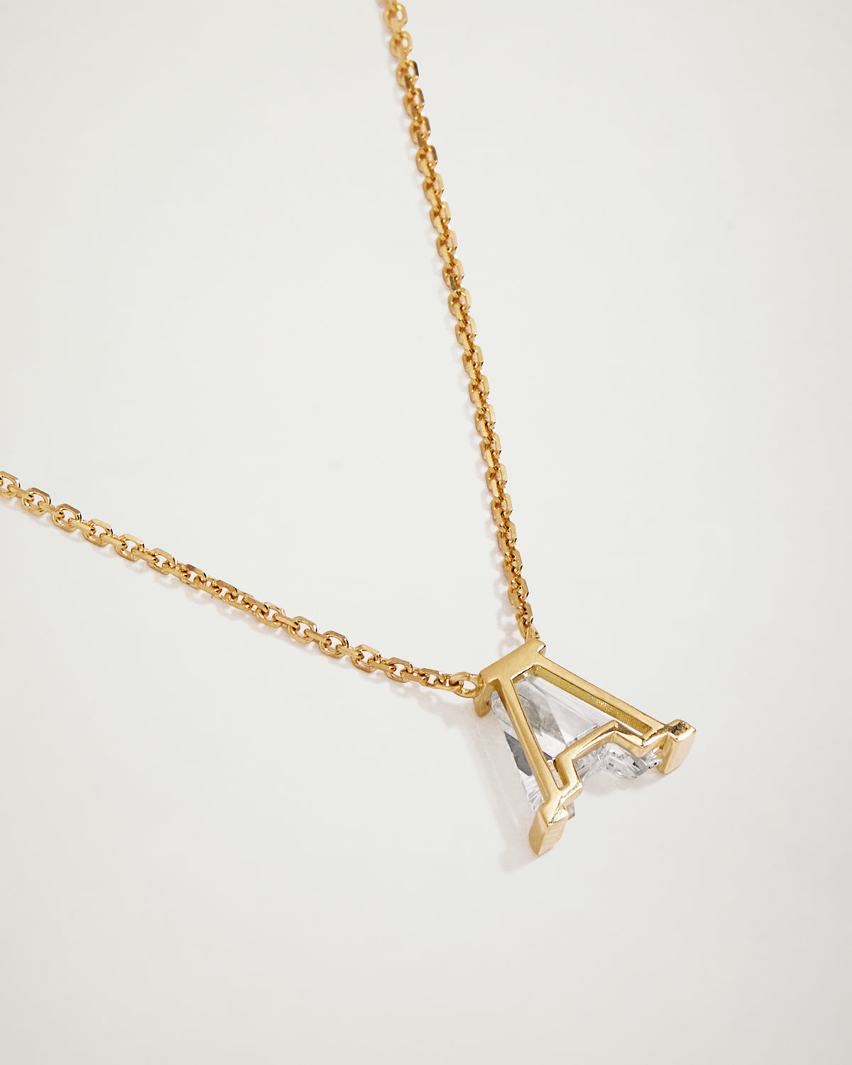 My Love, Diamond Letter 'A' Necklace