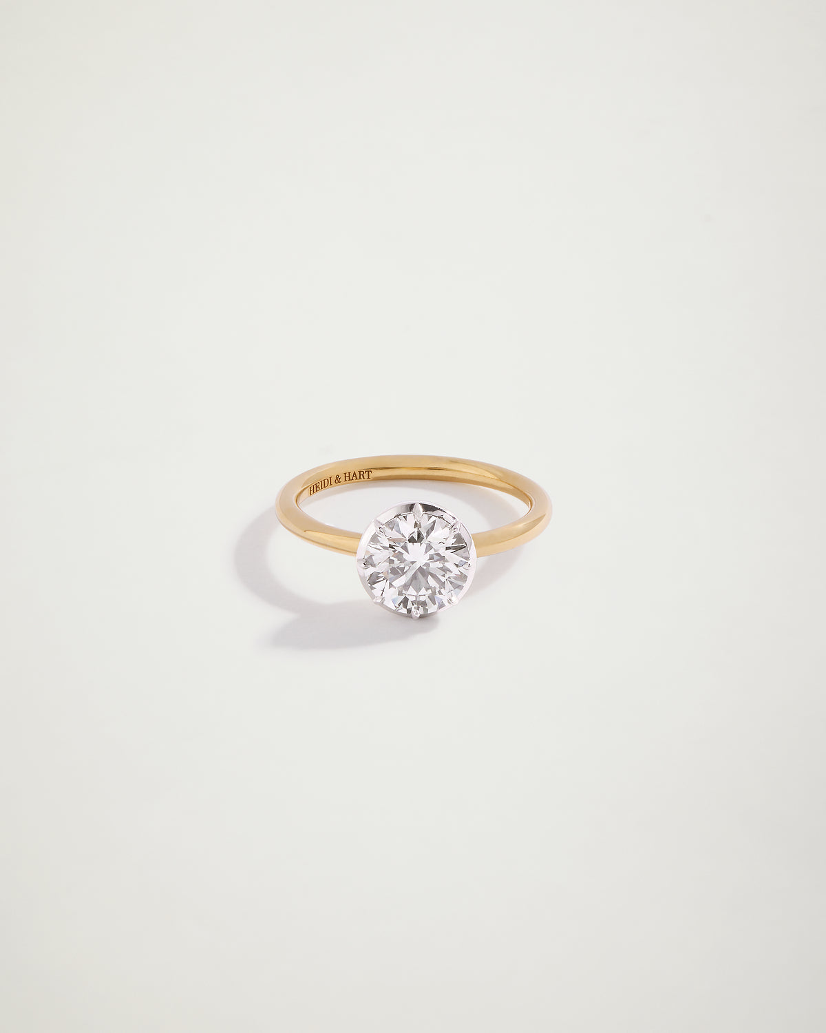 Victorian Inspired, Round Natural Diamond Ring