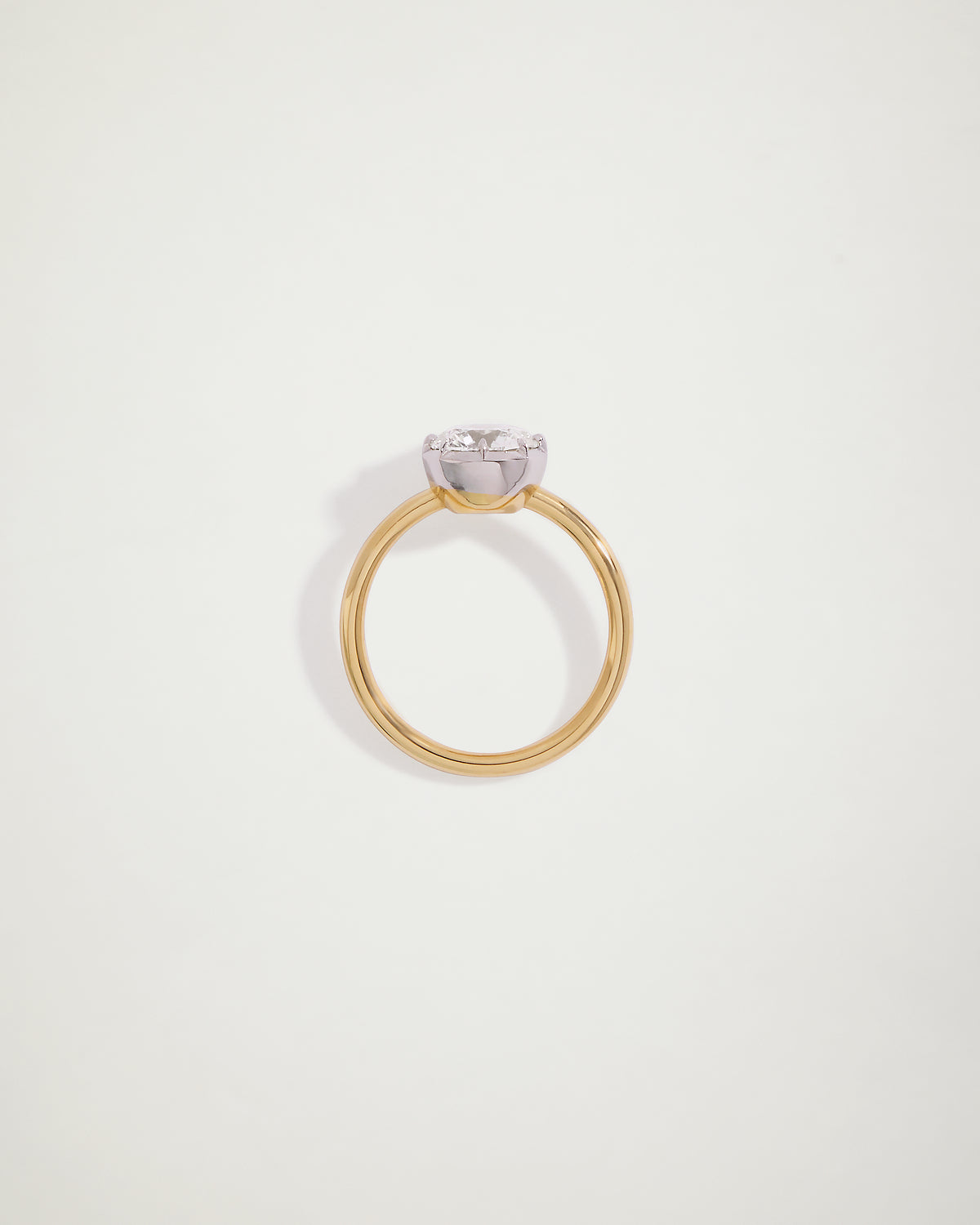 Victorian Inspired, Round Natural Diamond Ring