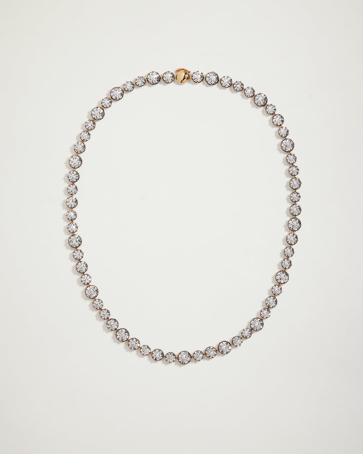 Victorian Inspired, Old European Cut Diamond Necklace, 41ct