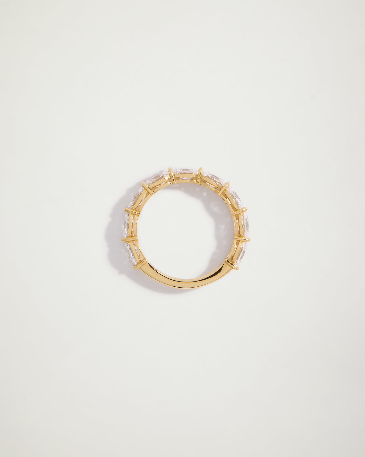 My Love, Oval Diamond Eternity Ring, YG