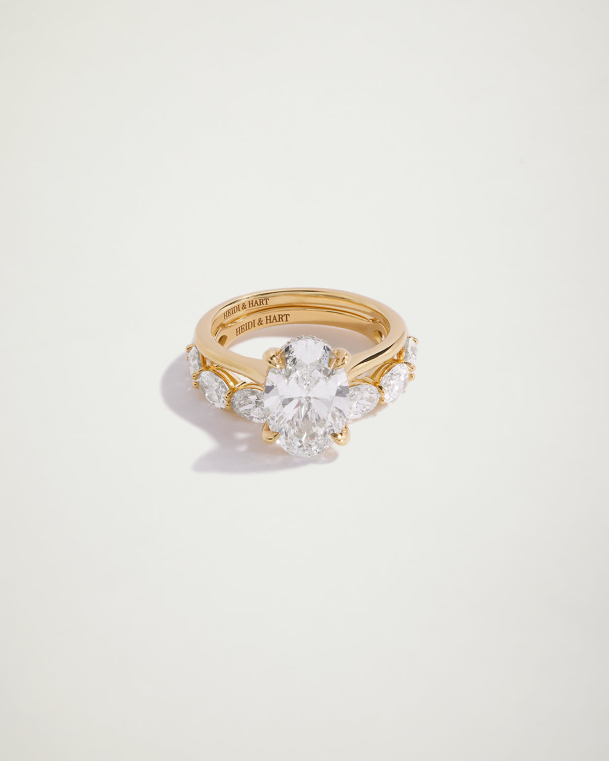 My Love, Oval Diamond Eternity Ring, YG