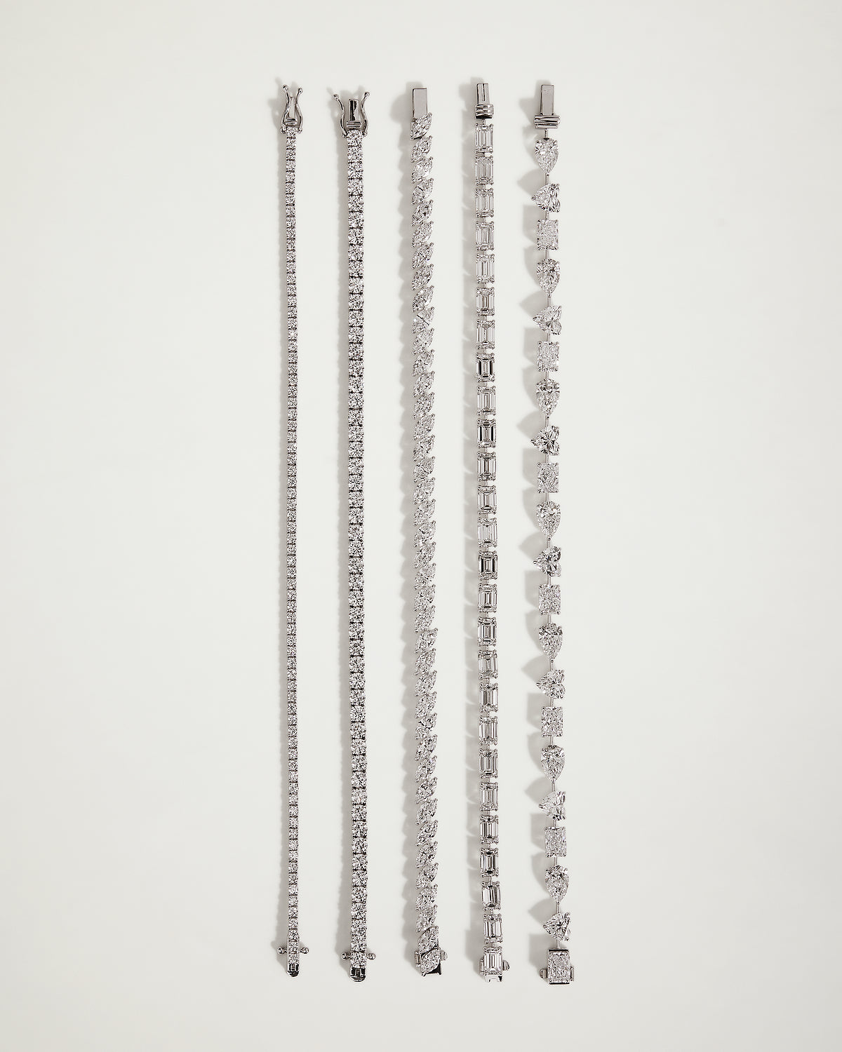 Emerald Cut Diamond Tennis Bracelet