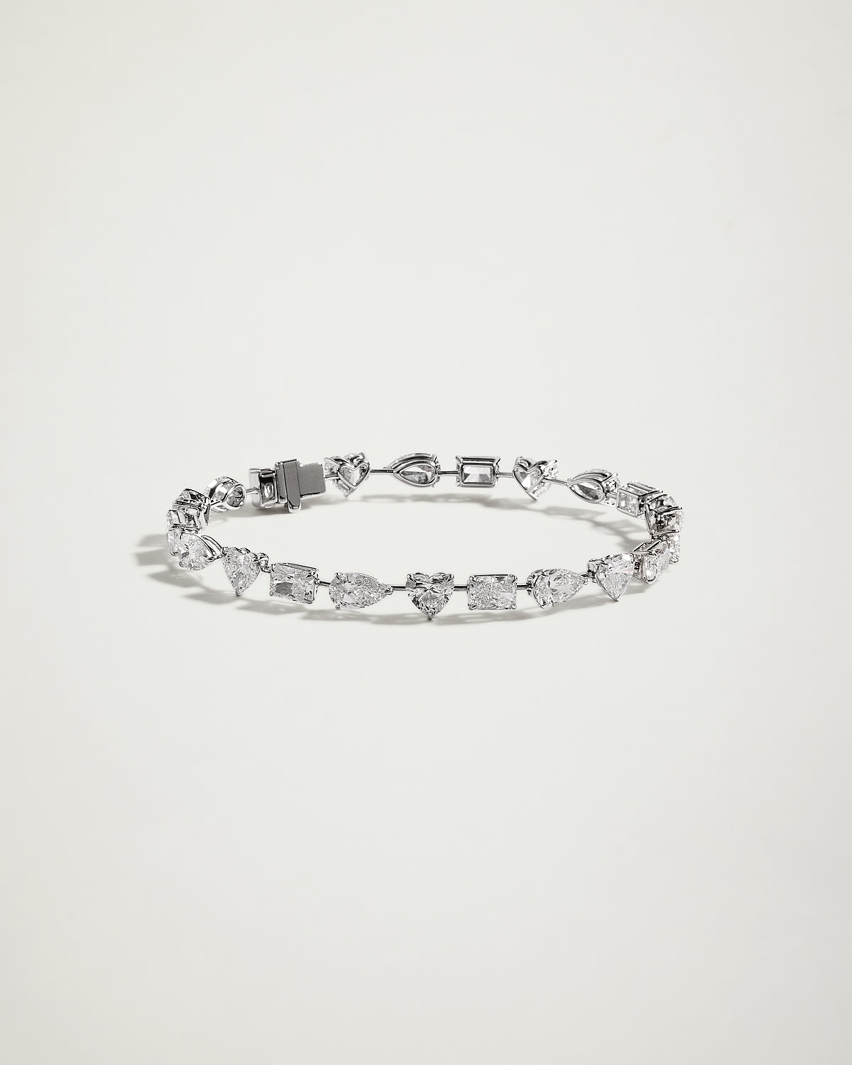 Multi-Cut Diamond Tennis Bracelet