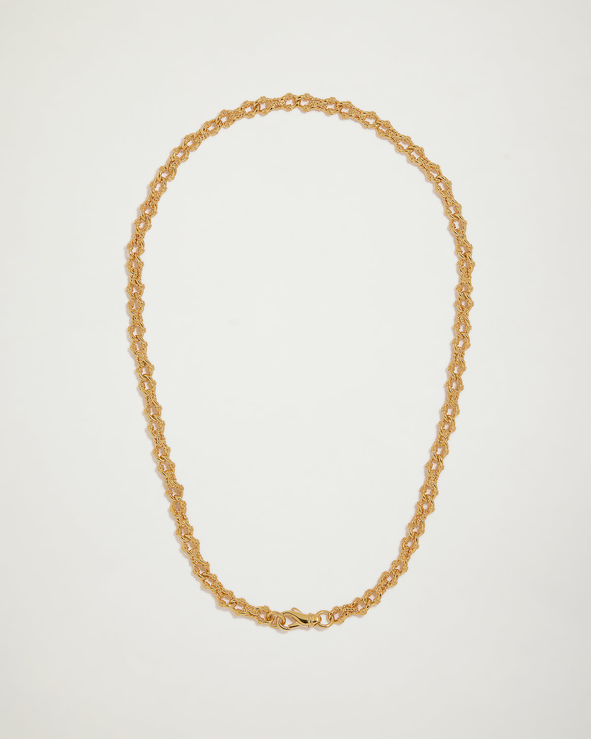 Sydney Harbour Vintage Anchor Necklace, YG