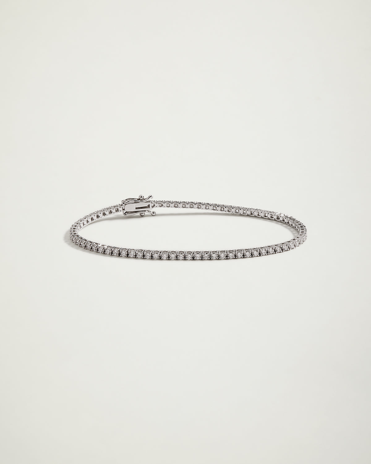 Kelly Petite Diamond Tennis Bracelet, 2.12ct, WG