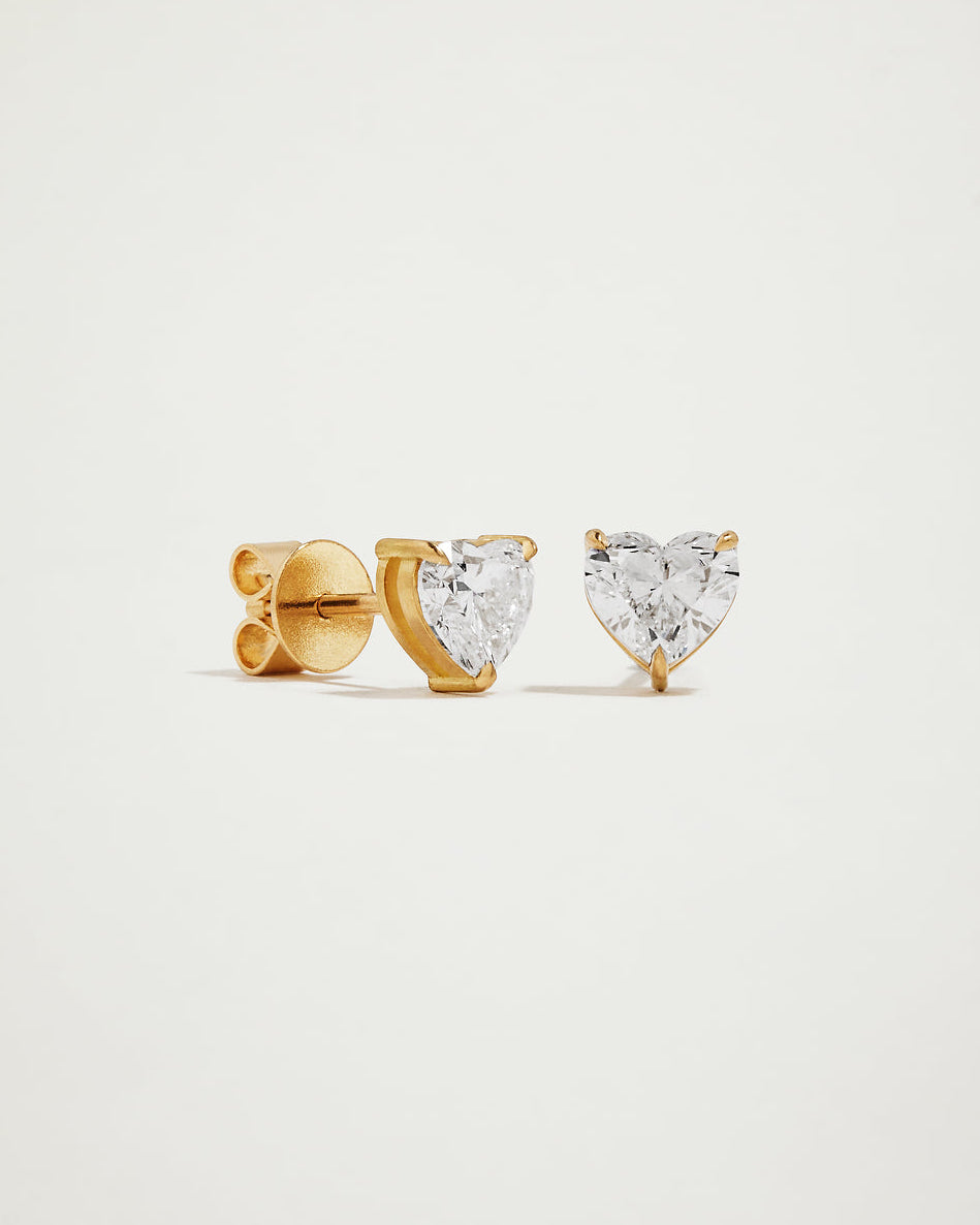 My Love, Heart Diamond Studs, YG