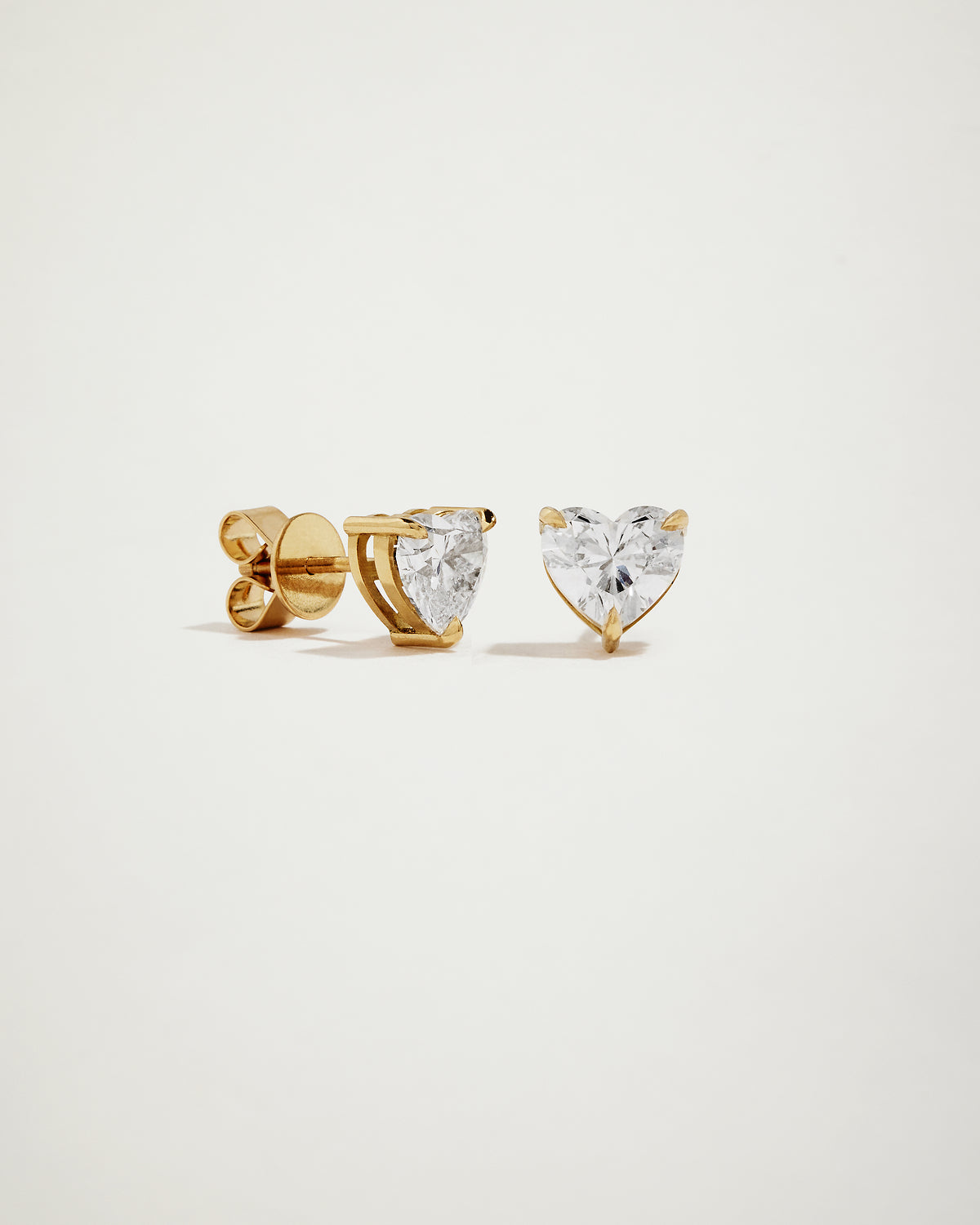 My Love, Heart Diamond Studs