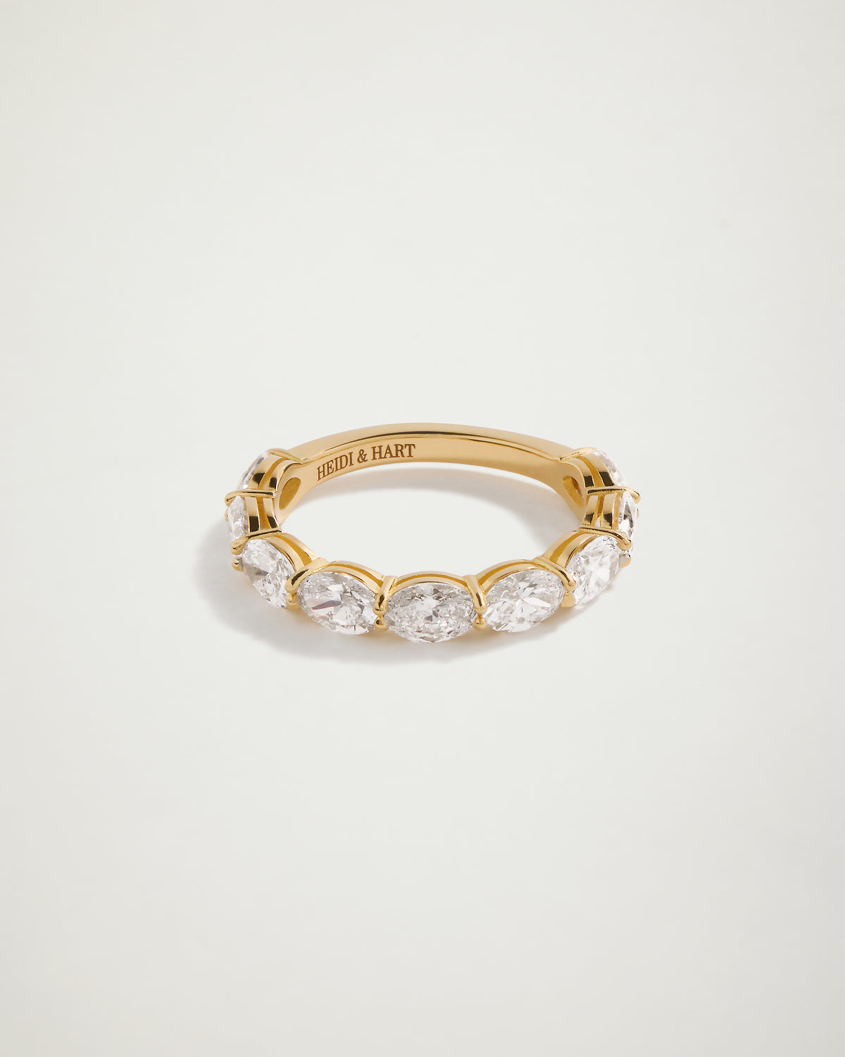 My Love, Oval Diamond Eternity Ring, YG
