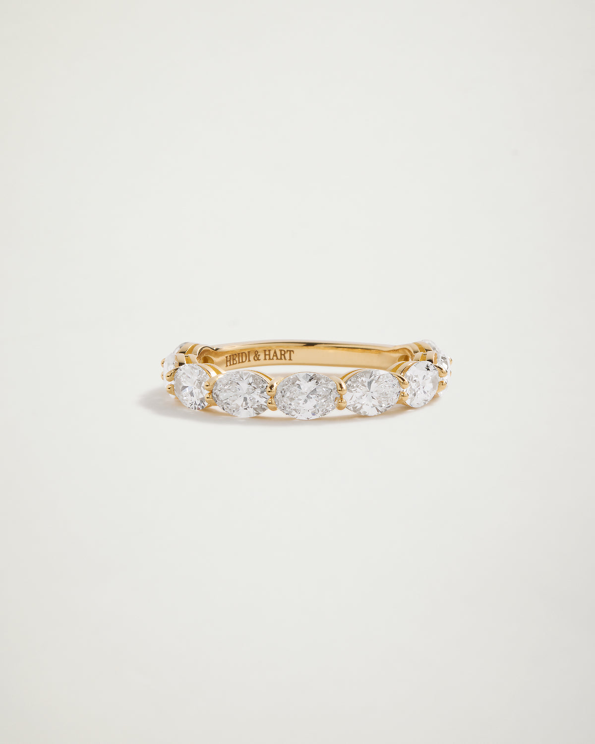 My Love, Oval Diamond Eternity Ring, YG