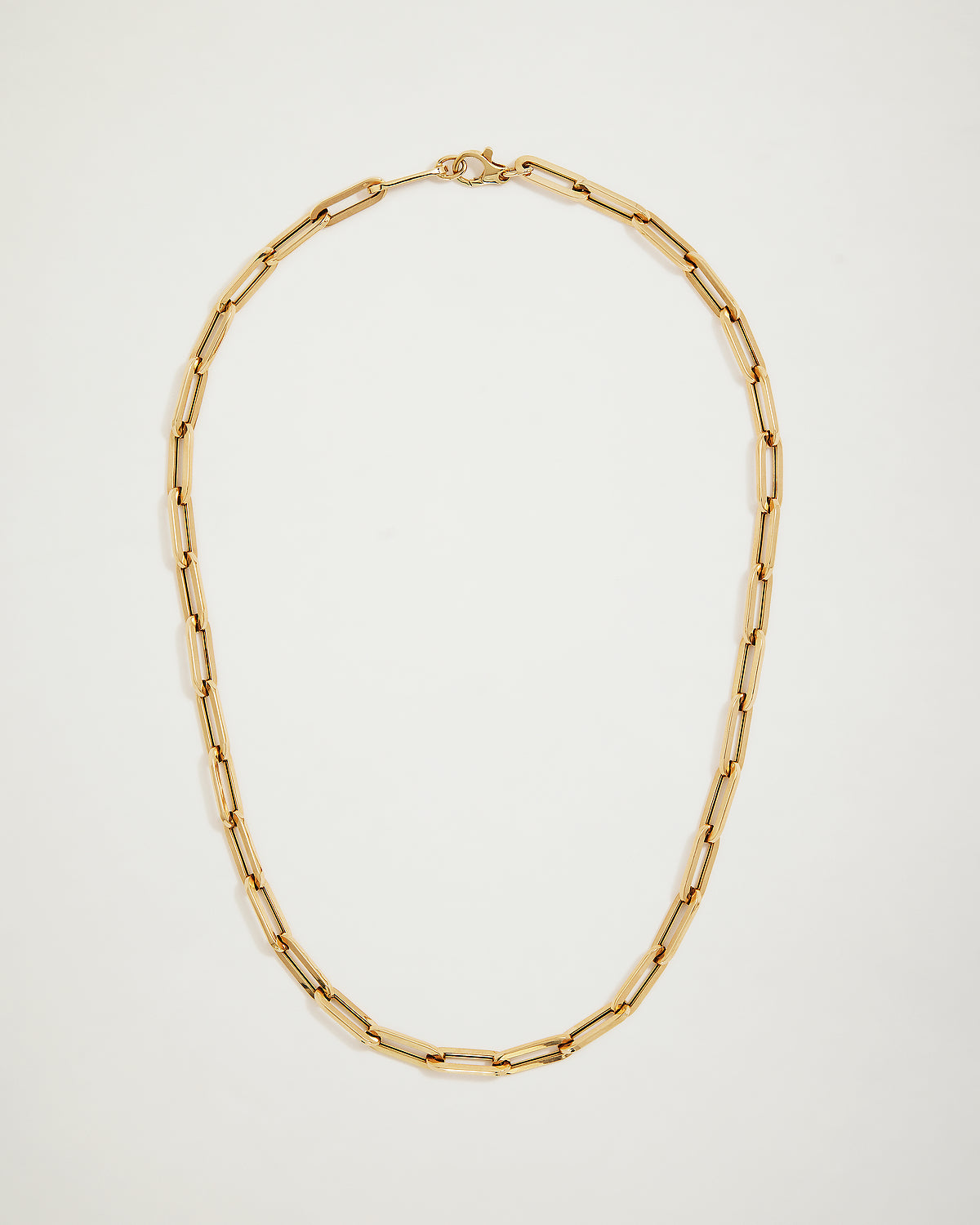 The Paperclip Chain Necklace, YG
