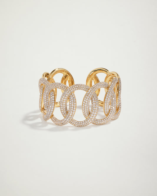 Heidi’s Mademoiselle Natural Diamond Cuff, YG