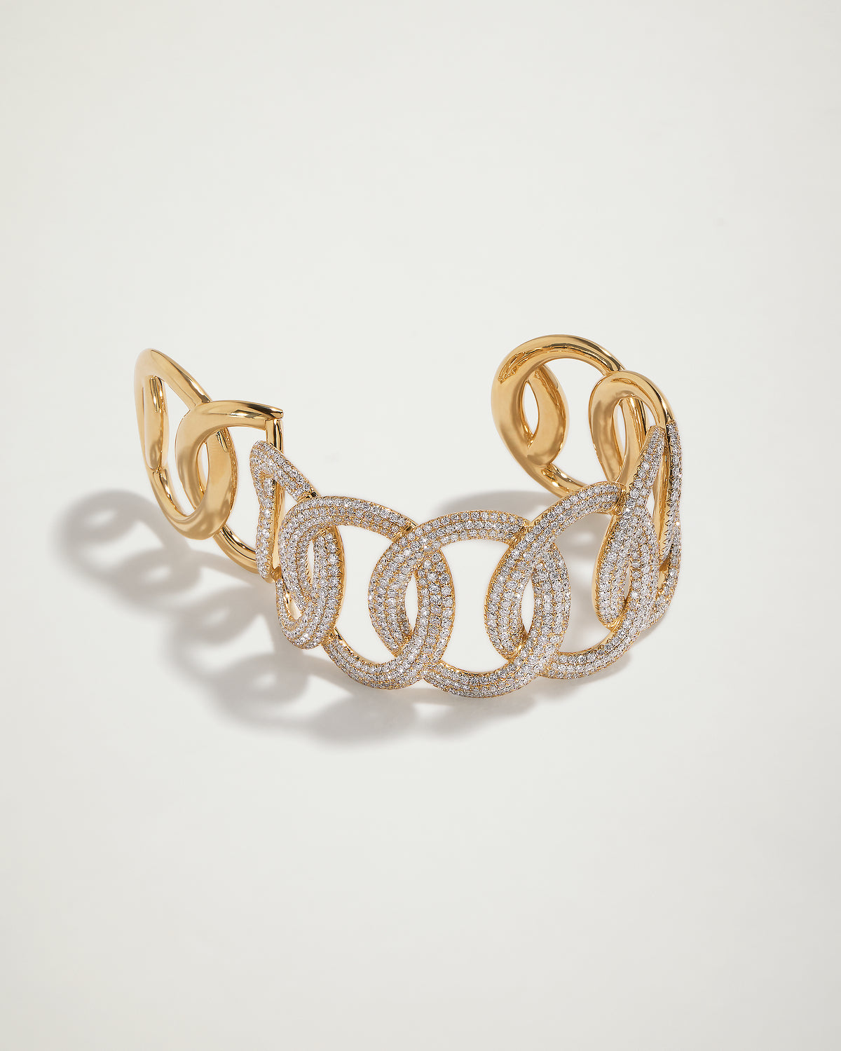 Heidi’s Mademoiselle Natural Diamond Cuff, YG