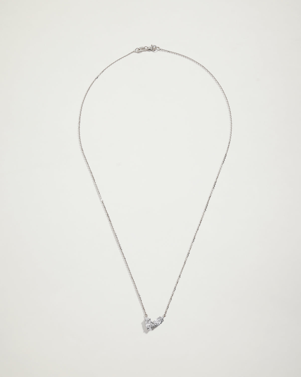 My Love, Toi Et Moi, Marquise Diamond Necklace