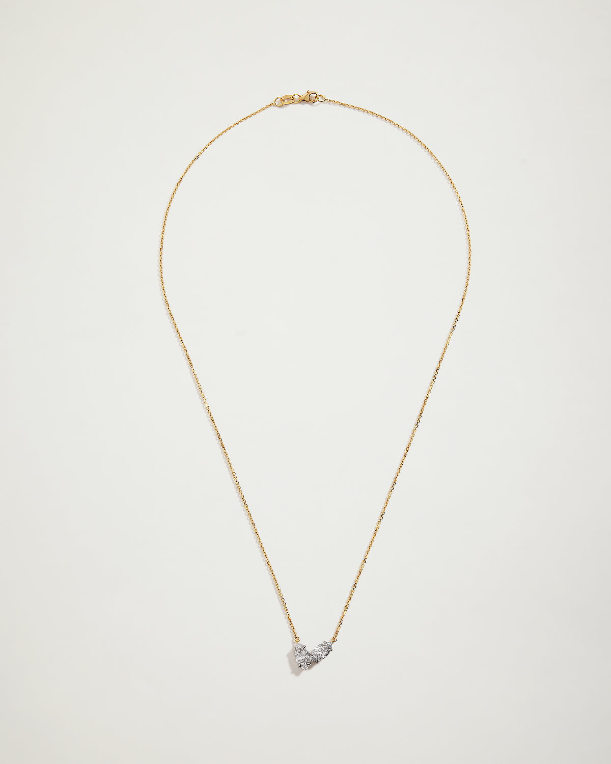 My Love, Toi Et Moi, Marquise Diamond Necklace