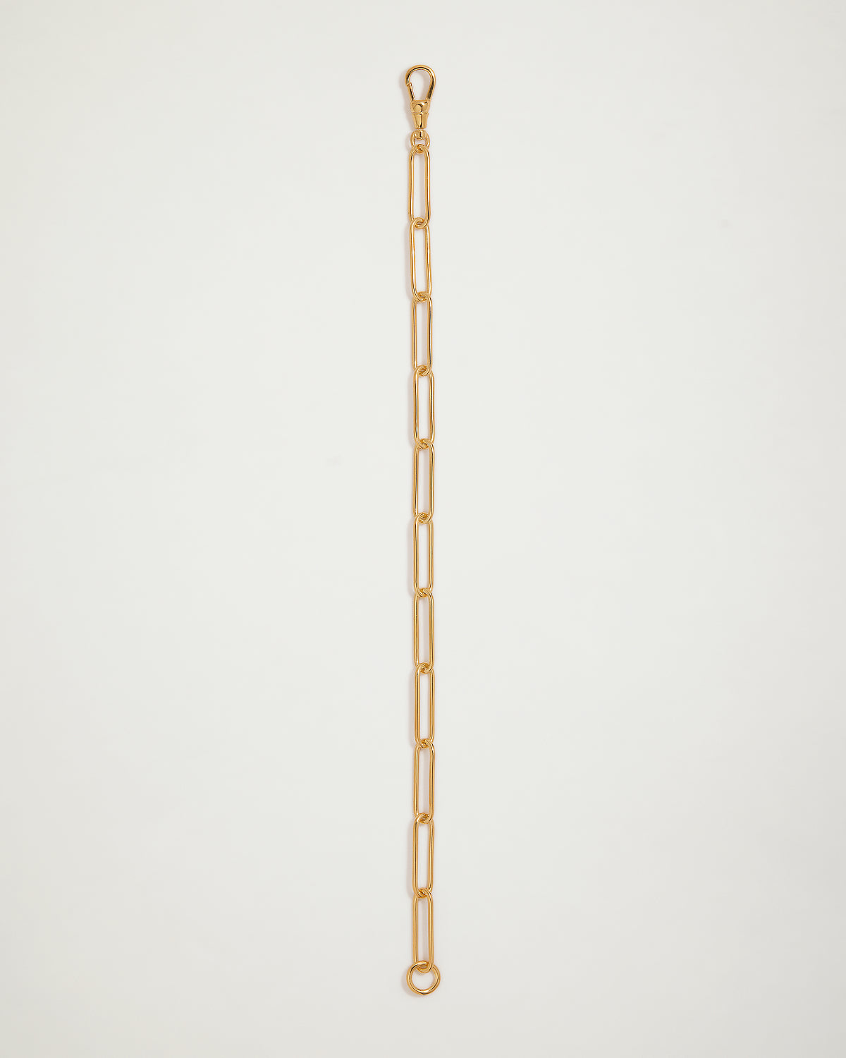 Signature Stack Petite Paperclip Bracelet, YG