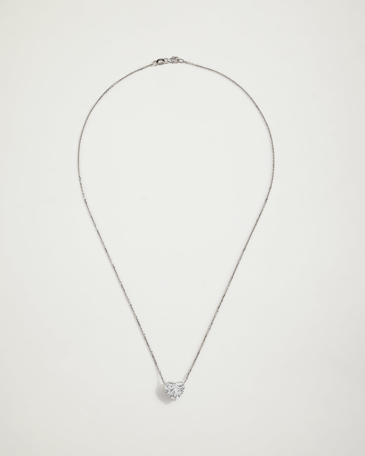 My Love, 4ct Heart Diamond Necklace