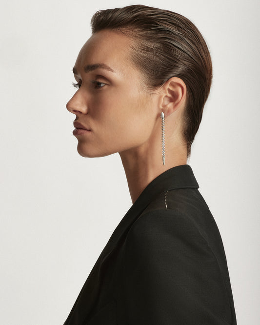 Snake Diamond Encrusted Earrings