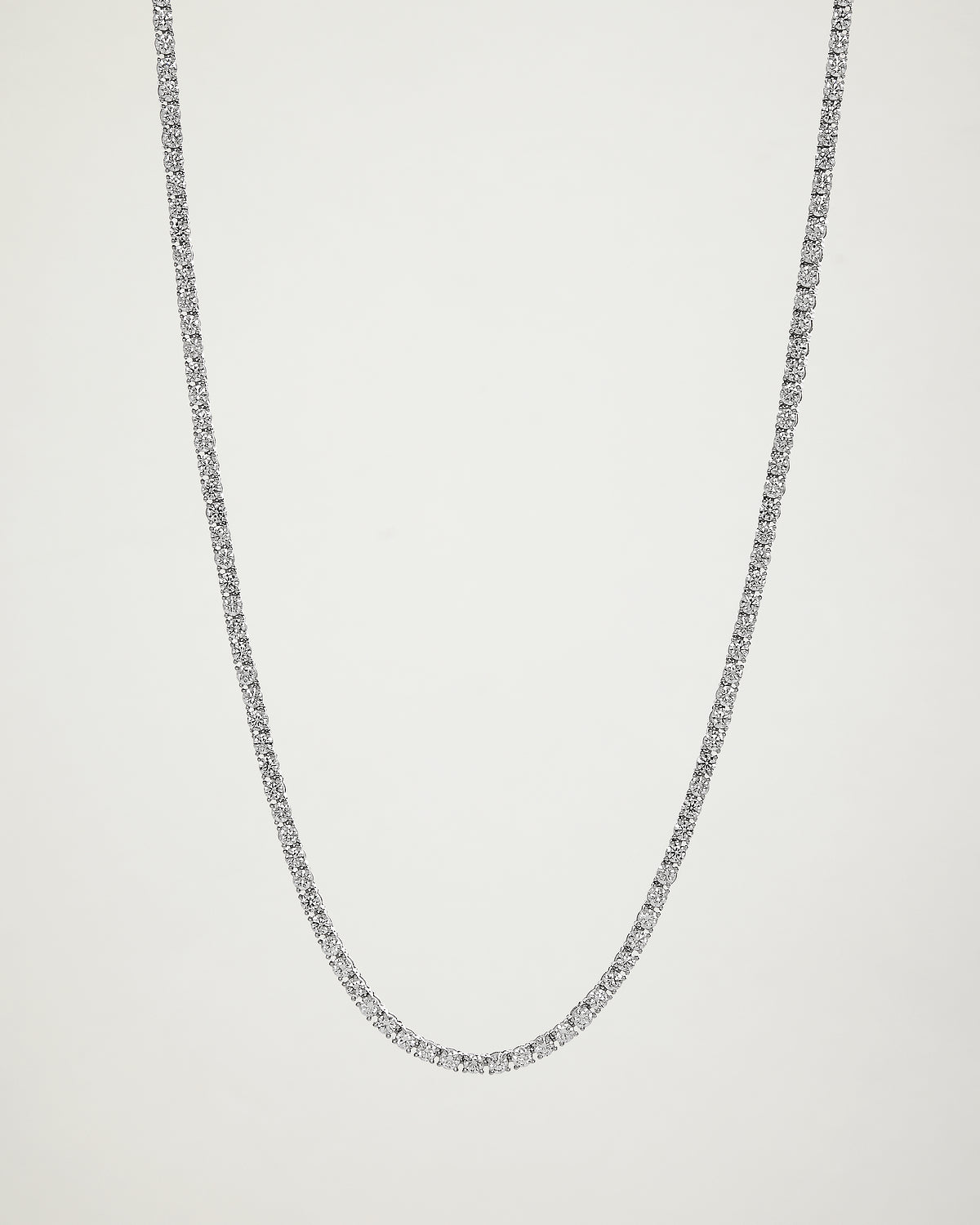 Kelly Petite Diamond Tennis Necklace, 5.8ct