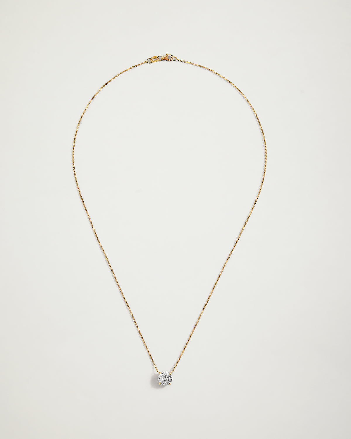 My Love, 2ct Round Diamond Necklace