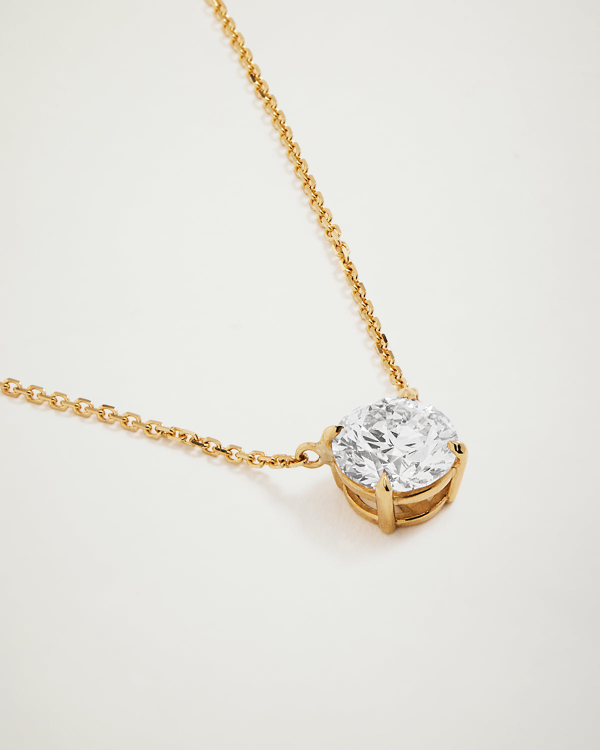 My Love, 2ct Round Diamond Necklace