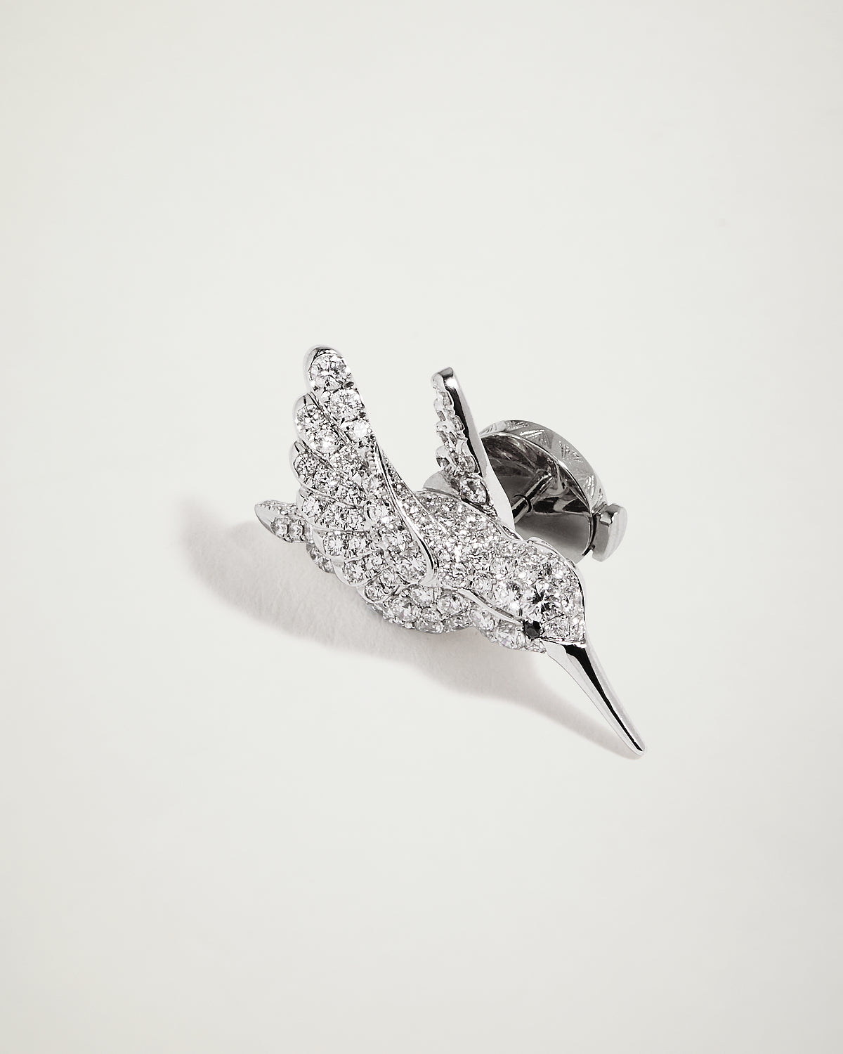 Love Bird Brooch, WG