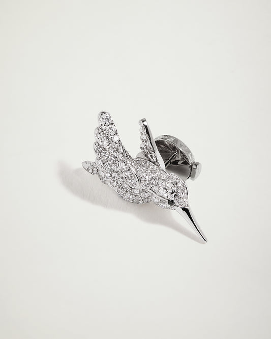 Love Bird Brooch, WG