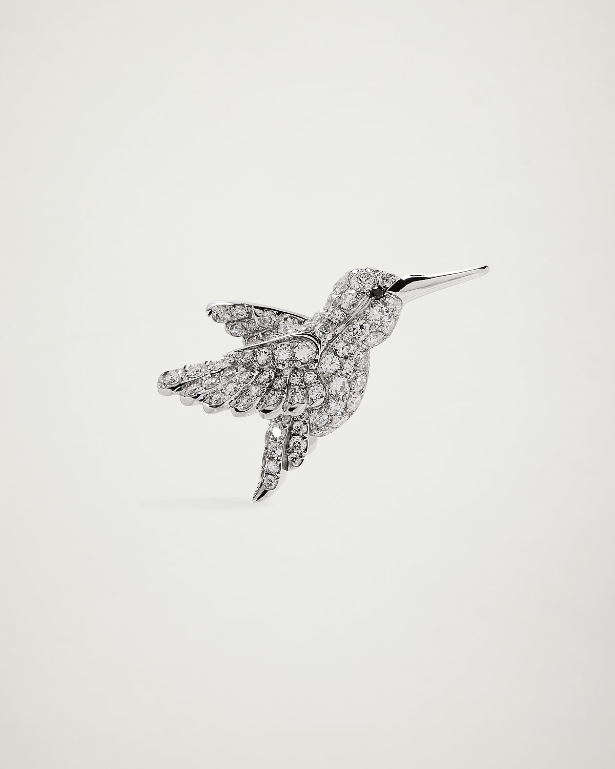 Love Bird Brooch, WG