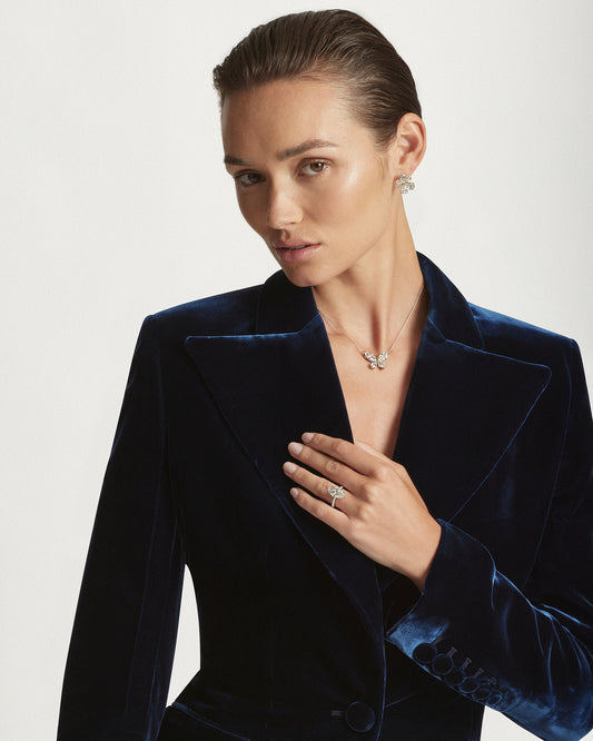 Marquise Solitaire Engagement Ring, WG