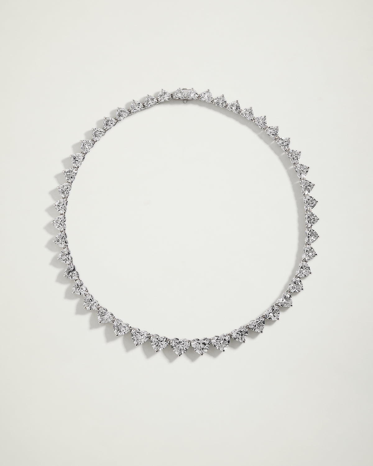 My Love, Multi Heart Diamond Necklace