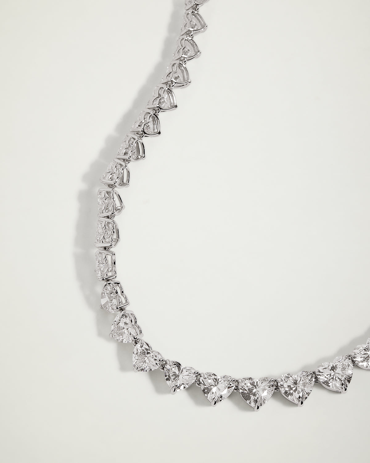 My Love, Multi Heart Diamond Necklace